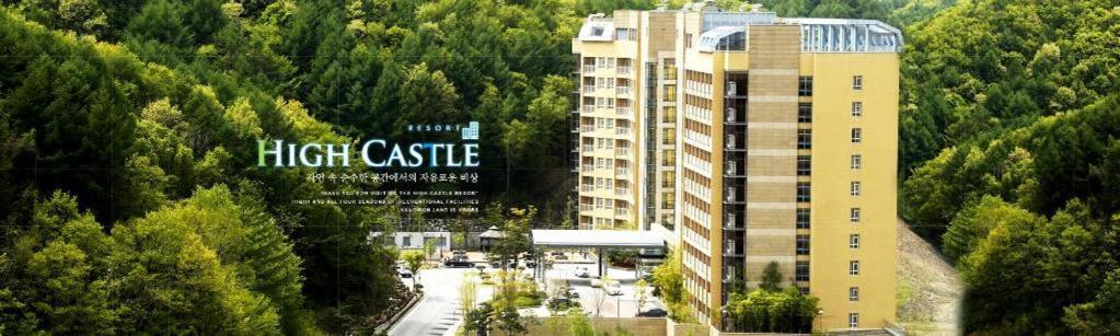 High Castle Resort Jeongseon Bagian luar foto