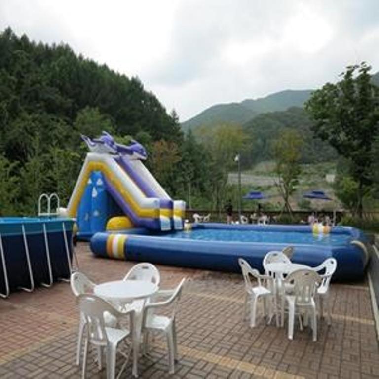 High Castle Resort Jeongseon Bagian luar foto